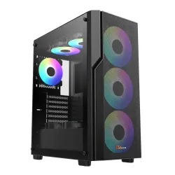 PC Power PG-H450 BK Zero Mesh M-Atx Gaming casing