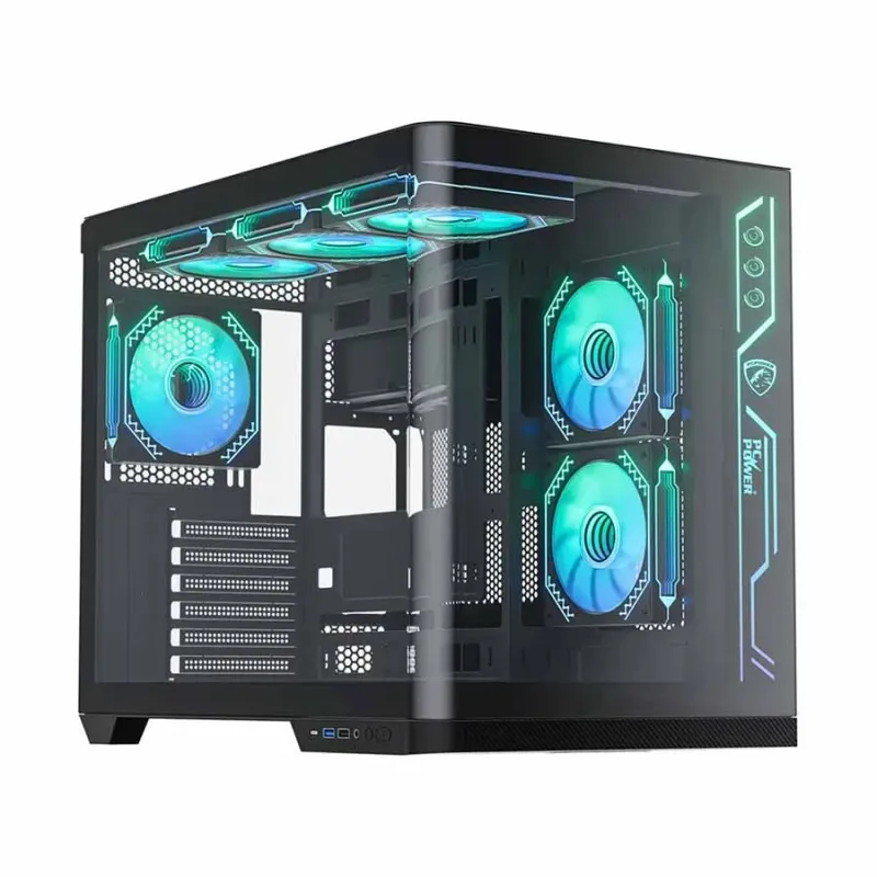 PC Power PG-H650 Iceland Edge BK ATX ARGB Gaming Casing