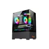 PC Power River View BK M-ATX Gaming Case