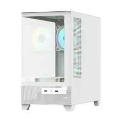 PC Power Sea View V2 PG-H35 WH ATX Desktop Gaming Case