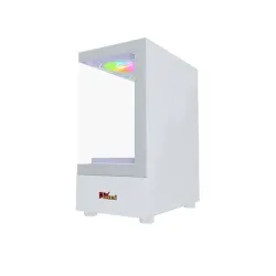 PC POWER GS670 SKYVIEW V2 3 FANS White GAMING CASE WITH 550W PSU