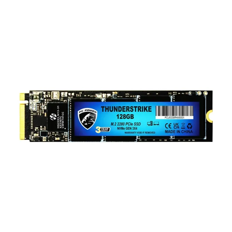 Pc Power Thunderstrike 128GB M.2 NVMe SSD