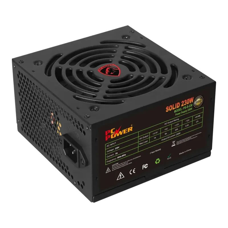 PC Power SOLID 230W Non-Modular Power Supply