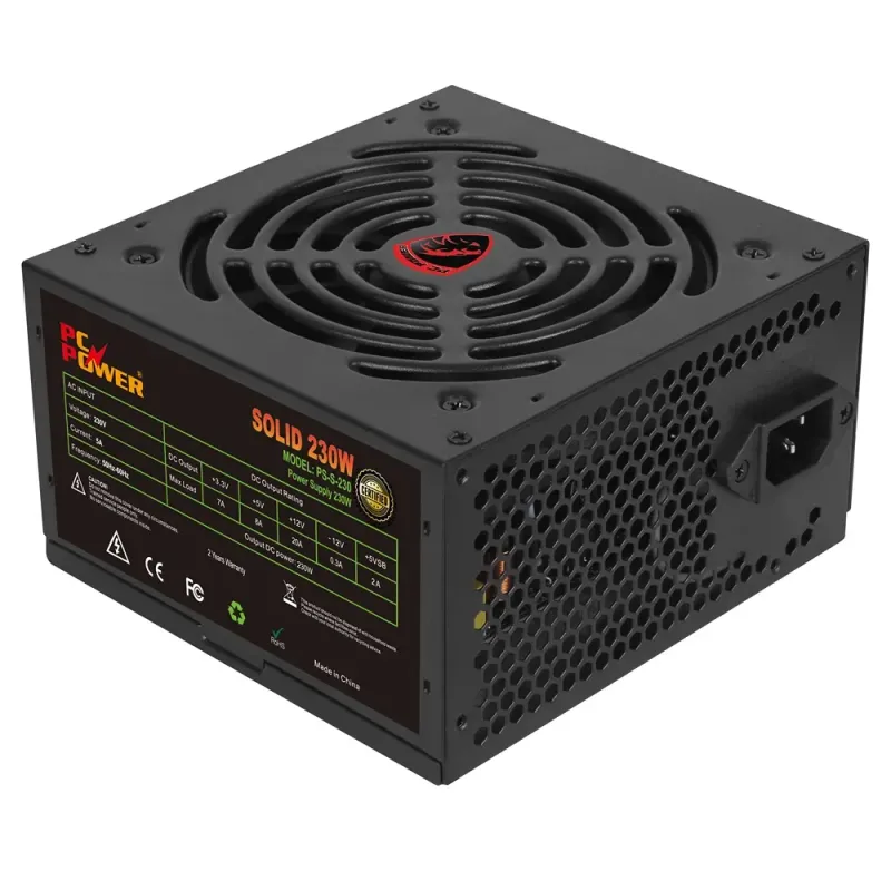 PC Power SOLID 230W Non-Modular Power Supply