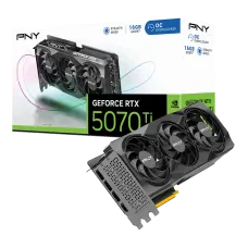 PNY GeForce RTX 5070 Ti OC Triple Fan 16GB GDDR7 Graphic Card