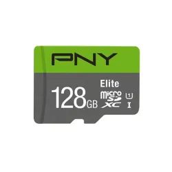 PNY Elite 128GB Class-10 Micro SD Memory Card With Adapter