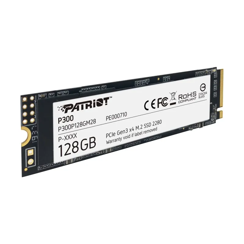 Patriot P300 128GB M.2 2280 PCIe Gen3 SSD