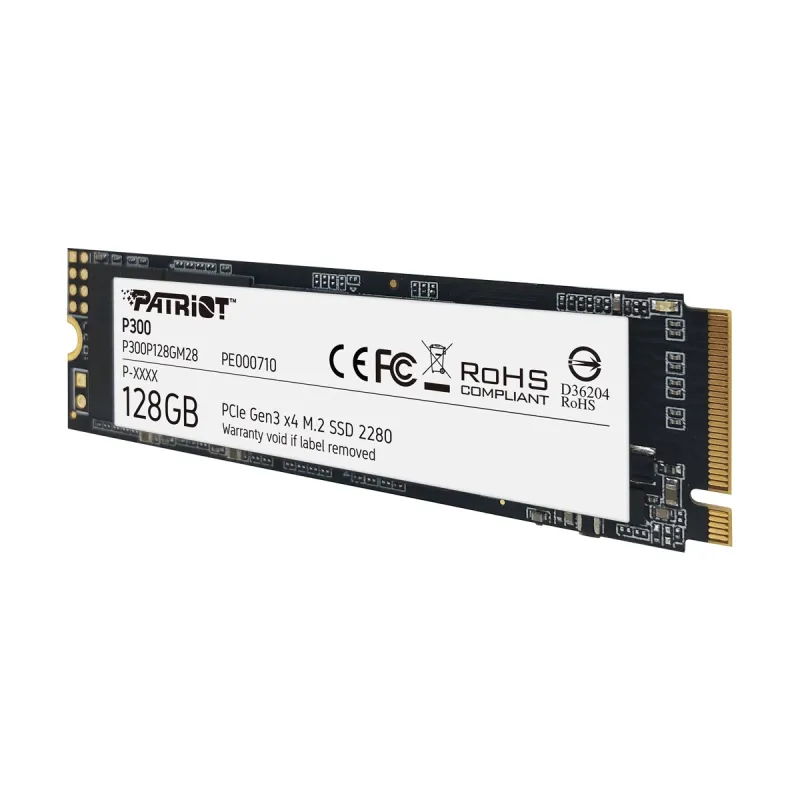 Patriot P300 128GB M.2 2280 PCIe Gen3 SSD