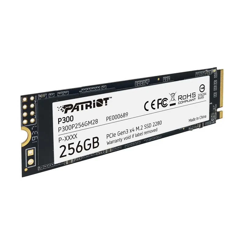 Patriot P300 256GB M.2 2280 PCIe Gen3 SSD