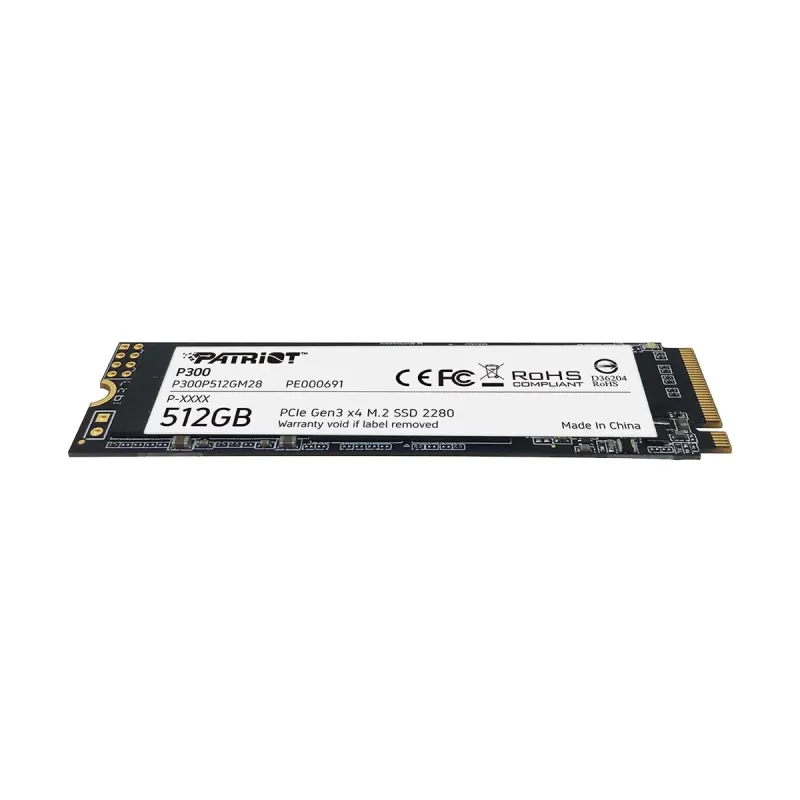 Patriot P300 512GB M.2 2280 PCIe Gen3 SSD