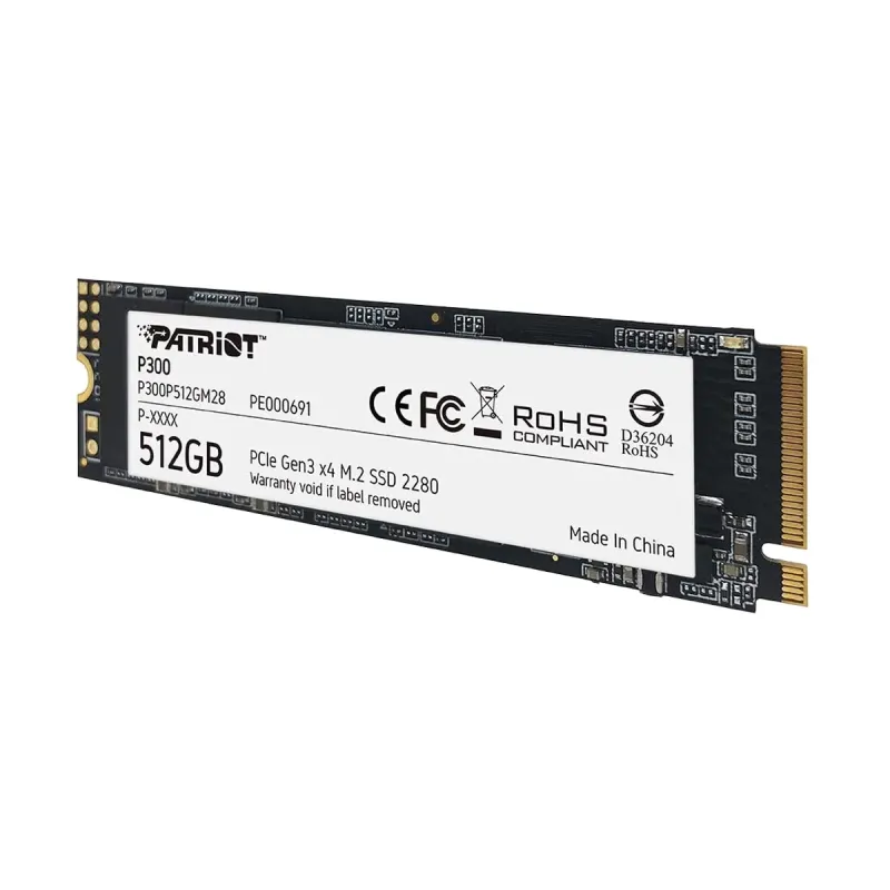Patriot P300 512GB M.2 2280 PCIe Gen3 SSD