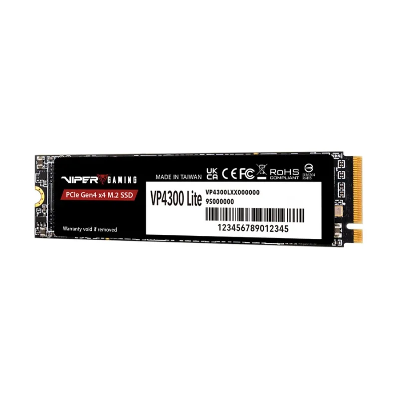 Patriot VP4300 Lite 2TB M.2 2280 NVMe PCIe Gen4x4 Gaming SSD