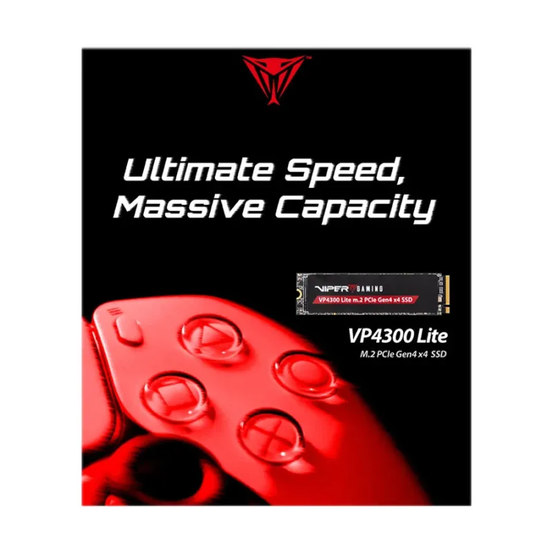 Patriot VP4300 Lite 500GB M.2 2280 PCIe Gen4 x4 NVMe SSD