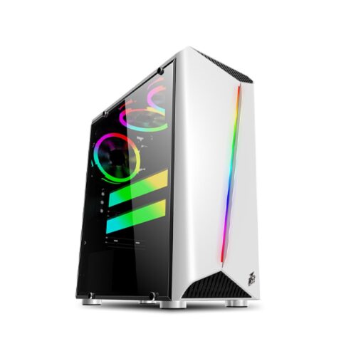 1STPLAYER R3 ATX Gaming Case (White) Without Fan