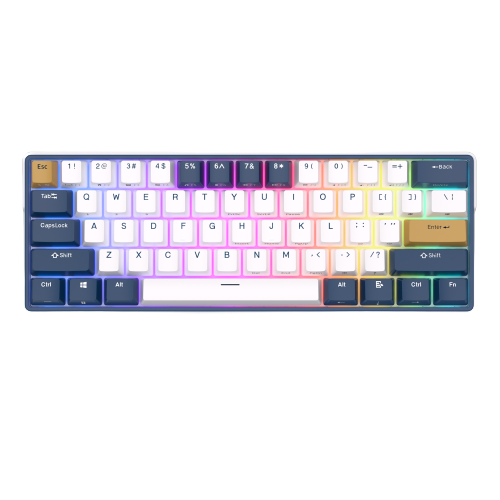 Royal Kludge RK61 Plus Tri-Mode RGB 61 Keys Hot Swappable Mechanical Keyboard