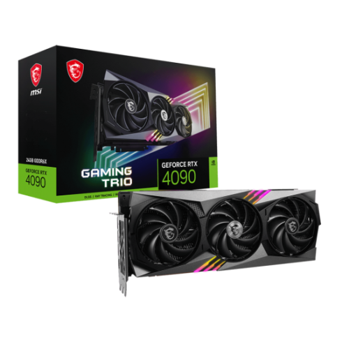 MSI GeForce RTX 4090 GAMING TRIO 24GB GDDR6X Graphics Card