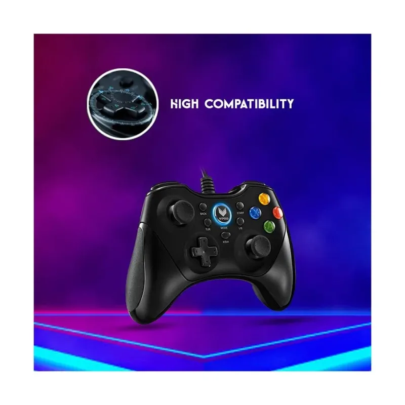 Rapoo VPRO V600 Black Vibration Game Pad