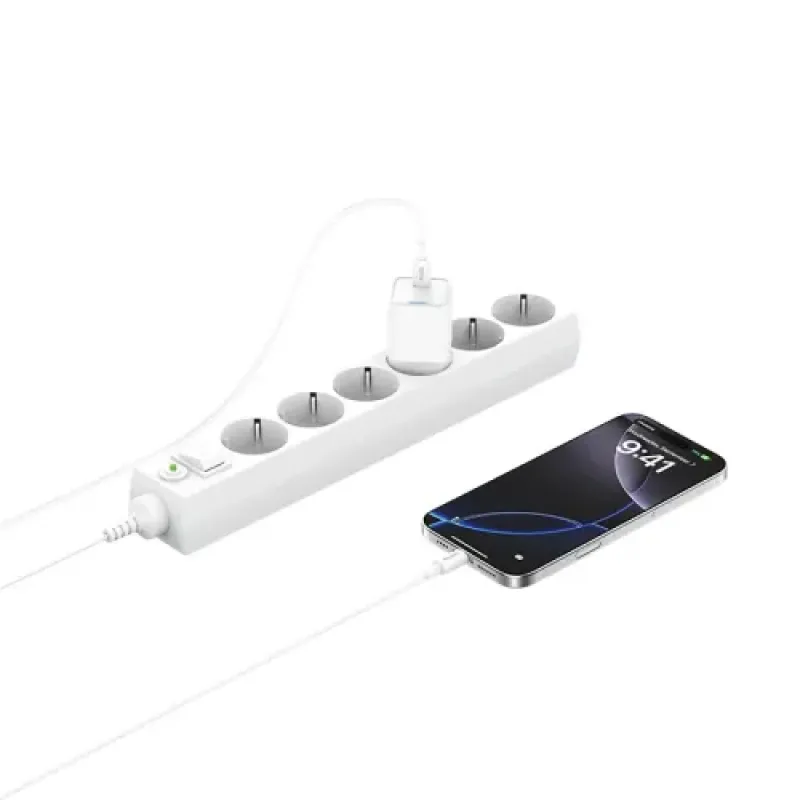 Recci RC106E 25W GaN Charger Adapter With Type-C Cable