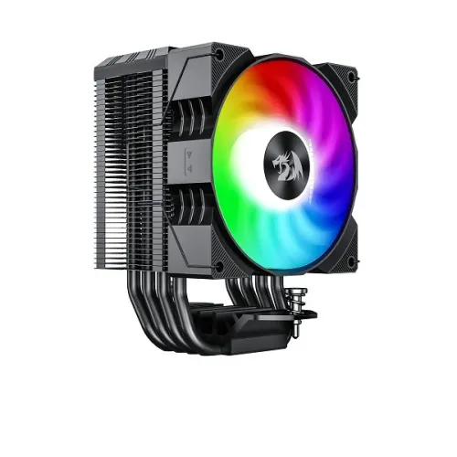 Redragon CC-1014 CPU Cooler With Temperature Display 9cm RGB Fan 4 Heat Pipes