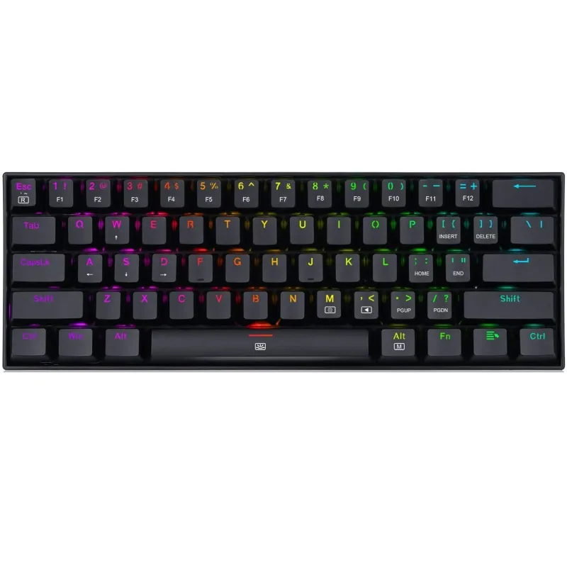 Redragon K630 Dragonborn 60% Compact Red Switch RGB Mechanical Gaming Keyboard