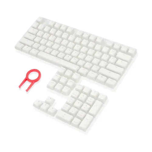 Redragon A130 Pudding Full Set White Keycaps