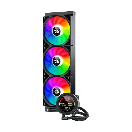 Redragon CCW-1017 360 Black CPU Liquid Cooler With Temperature Display