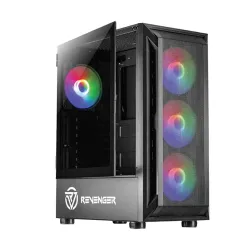 REVENGER JETFIRE 2 RGB GAMING CASE (BLACK)