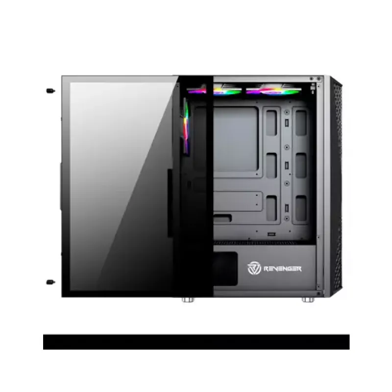 REVENGER SHOCKWAVE MID TOWER RGB GAMING CASE