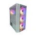 REVENGER SHOCKWAVE MID TOWER RGB GAMING CASE (WHITE)