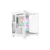 Revenger Air Tank Mini 5 ARGB Fans Mid Tower Micro ATX Gaming Desktop Case White
