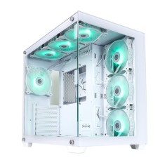 Revenger Base Dynamic Mid Tower ATX Desktop Case (White)