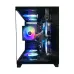 Revenger Base Dynamic Mini Mid Tower Micro ATX ARGB Desktop Gaming Case (Black)