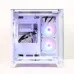 Revenger Base Dynamic Mini Mid Tower Micro ATX ARGB Desktop Gaming Case (white)