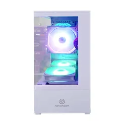 Revenger ICE COOL 5 ARGB Mid Tower ATX Gaming Case - White