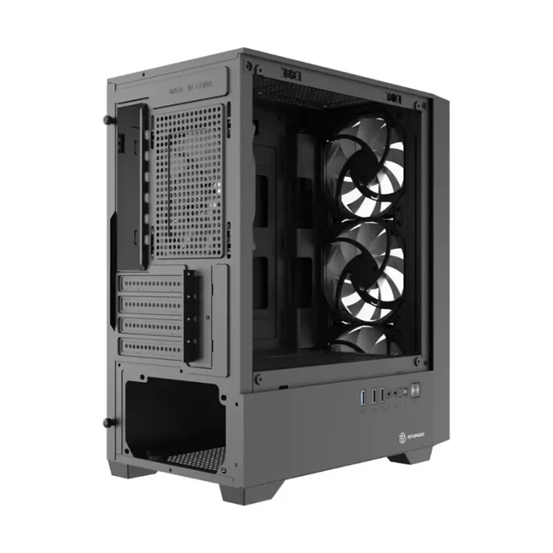 Revenger PHANTOM X Mid Tower Micro ATX Gaming Desktop case (Black)