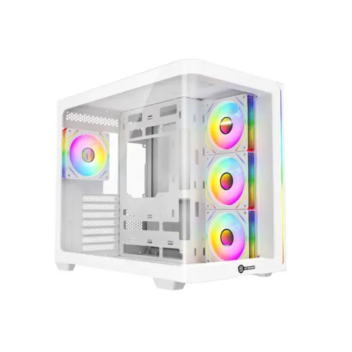 Revenger Air Tank BTF 4 ARGB Infinity Fan White Gaming Casing