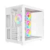 Revenger AIR SPACE BTF 4 ARGB Infinity Fan ATX White Gaming Casing