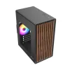 Revenger WOODPECKER ARGB Mesh Mid Tower Black M-ATX Gaming Desktop Case with 3 ARGB Fan
