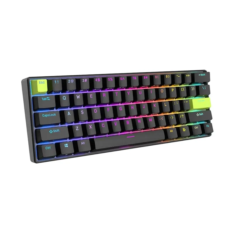 Royal Kludge RK C61 Magnetic Mint Switch Mechanical Keyboard