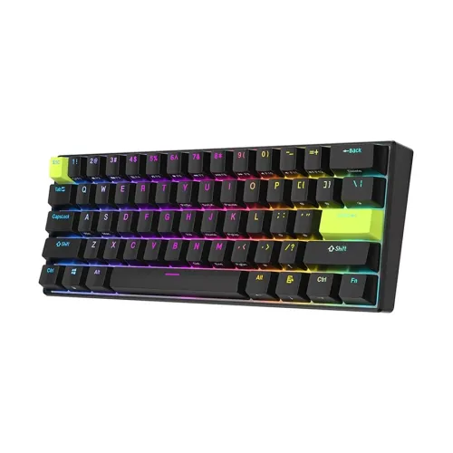 Royal Kludge RK C61 Magnetic Mint Switch Mechanical Keyboard
