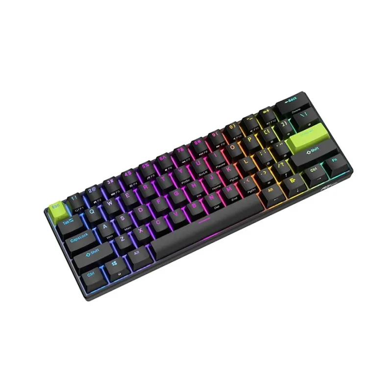 Royal Kludge RK C61 Magnetic Mint Switch Mechanical Keyboard