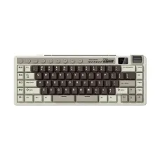Royal Kludge M70 RGB Tri Mode Hot Swap (Beige Switch) Mocha Grey Mechanical Gaming Keyboard