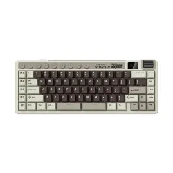 Royal Kludge M70 RGB Tri Mode Hot Swap (Beige Switch) Mocha Grey Mechanical Gaming Keyboard