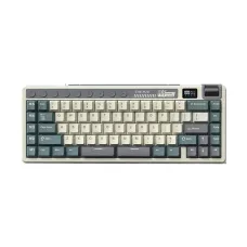 Royal Kludge M70 RGB Tri Mode Hot Swap (Cream Switch) Cyan Mechanical Gaming Keyboard