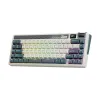 Royal Kludge M70 RGB Tri Mode Hot Swap (Cream Switch) Cyan Mechanical Gaming Keyboard Royal Kludge M70 RGB Tri Mode Hot Swap (Cream Switch) Cyan Mechanical Gaming Keyboard