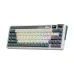 Royal Kludge M70 RGB Tri Mode Hot Swap (Cream Switch) Cyan Mechanical Gaming Keyboard