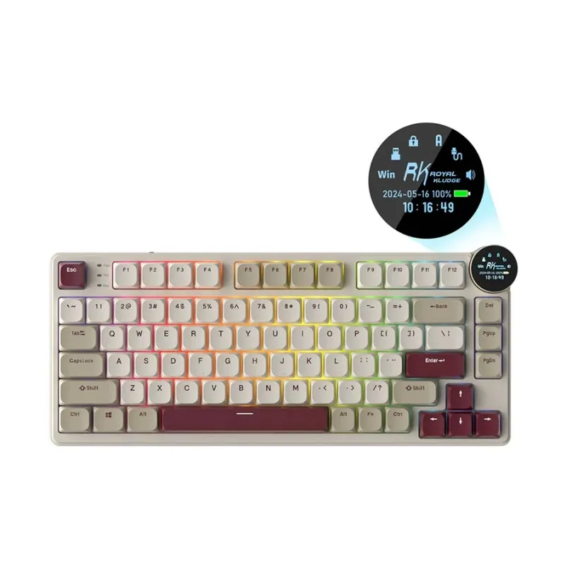 Royal Kludge N80 Low-Profile RGB Hot Swap Mechanical Gaming Keyboard