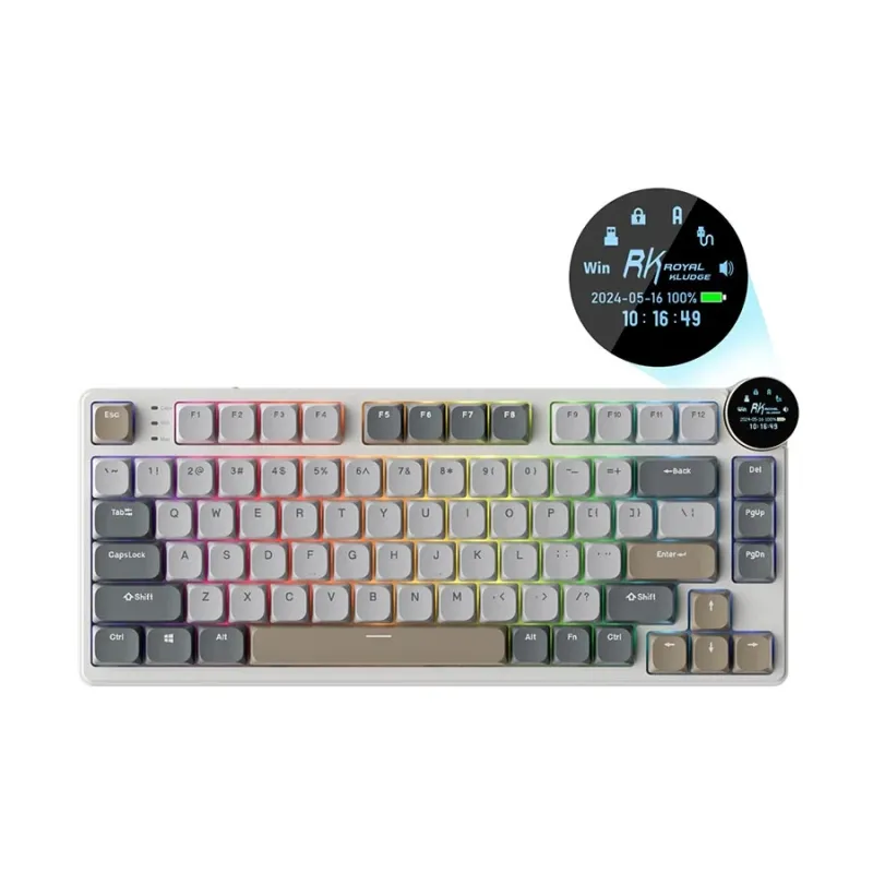 Royal Kludge N80 Low-Profile RGB Hot Swap Mechanical Gaming Keyboard