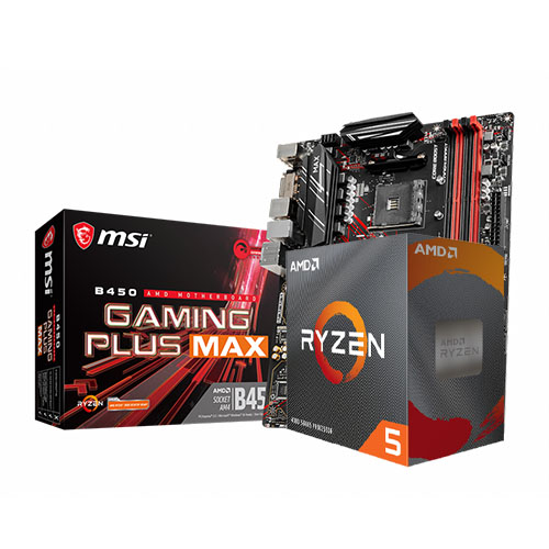 Ryzen 5 4600G With MSI B450 GAMING PLUS MAX Motherboard CPU Combo