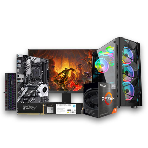 Ryzen 7 5700G - ASUS PRIME X570-P PC Build